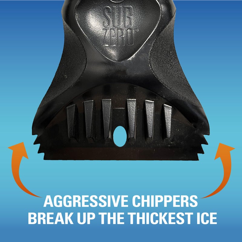 SubZero 14015 54" Avalanche Snowbroom for Truck, Car with Pivoting Brush Head and Squeegee - Image 4